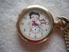 00174-10000 091165062521 Fossil Betty Boop Pocketwatch