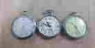 1-h5604 Ingraham Vintage Lot Of Three Dollar Pocket Watches Westclox Newport Topflight