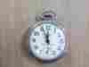1-h5605 Westclox Scotty Vintage Dollar Pocket Watch