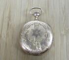 38.4grams 10-g3188 Alert Gold Filled Full Hunter Pocket Watch Case