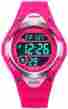 1077 Gosasa Girls Sports Led Digital Alarm Waterproof Dark Pink Resin Strap 0601209961231