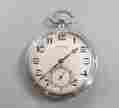 11-e1856 Illinois 1922 Double Roller Pocket Watch 18kt Gold Filled Case 17-j