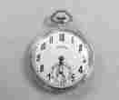 12-e1870 Illinois 1923 Dbl Roller Pocket Watch W 25 Yr Gold Filled Case 17-j