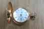 13-d3432 Gold Hunter Full Pocket Scalloped Elgin Case Watch 15 Filled Antique