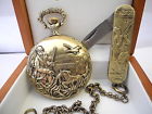 1319-23 Colibri Swiss Goldtone Duck Hunter
