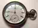 139785 Open Rockford Illinois Antique Pocket Watch Coin Silver Case Size 16 Running