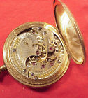 146-s Grade Special Made Illinois Rare 17 Jewels Adjusted 6 Size Hunting Pocket Watch Runs