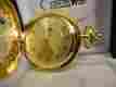 1484-6 Colibri Gold Face Goldtone Pocket Watch W Shield New