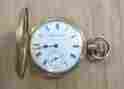 15-k2885 Ingersoll Trenton Vintage Pocket Watch W Gold Filled Full Hunter Case