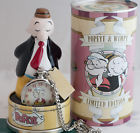 Li-1599 15000 Fossil Limited Popeye And Wimpy Pocket Watch Serial Ed 671