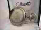 1624-5 Colibri Price Special Dark Silvertone Gunmetal Face Pocket Watch New
