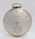 17ah Bulova Vintage 1940s 17 Jewel Pocket Watch 10k Rolled Gold Runs Great