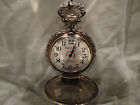 17jew Brodex Vintage Pocket Watch Chain In Original Box Case Silver Color