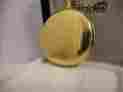 1826-8 Colibri Gold Face Goldtone Pocket Watch W Shield Date New