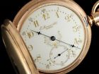 1883 14k Antique 18 - Pocket . Size Dial Watch Howard Fancy Gold