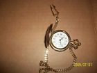 1940406 Mens Edison Pocket Watch W Chain Pre-owned Eagle