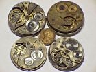 21-23j 2 Steampunk Swiss Repair Pocket Watch Movements Vintage Parts -733