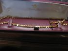 212212 Eagle Star Geneve Geneva Double Albert Watch Chain Nos Goldplate