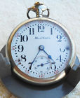 2821799 Illinois Vintage 17 J 18 Sz Pocket Watch Sn Silverode Case Parts Repair