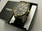 2inch Timex Brown Approx Classic Modern Tone Gold Strap Wide Watch