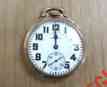 3-a3074 Railroad Dbl Case Roller 992 Model 1929 21gf Hamilton Watch Pocket