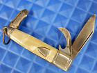 3 Blade Utility England 2 16 " Sheffield Keychain Folding Fob Richards Knife