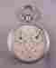 3-dial Meister Junghans Vintage German 1 10th Second Pocket Stop-watch For Parts