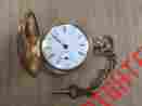 3-k2552 Private Label Antique Key Wind Pocket Watch With Case Full Jeweled