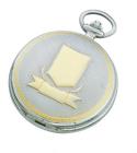 3554 Paris Brass Quartz Hunter Case Pocket Watch 811233011264