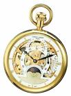 3816 Paris Mechanical Openface Dual Time Zone Pocket Watch 811233016696