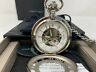 3918 Paris Ss White Dial Mechanical Pocket Watch Open Box