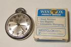 40004 Westclox Vintage Pocket Ben Watch Nickel Finish In Original Box