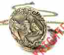 40692 Yesurprise Horse Face Antique Vintage Brass Rib Chain Quartz Pocket Watch Steampunk 799665775537