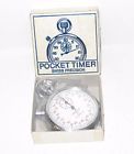 410710 Montreluxe Vintage Stop Watch Swiss Precision Pocket Timer 1 10 Made In Switzerland W Box