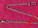 42-1425pwcb Pocket Watch Chain Black Chrome Dbny Antique Bronze 14 1 2 Long With Velour Bag Brand New