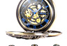 4331783575 Treeweto Mechanical Pocket Watch Dream Dragon Skeleton Half 714119502224