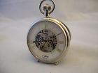4667-71 Colibri Silvertone Skeleton Pocketwatch
