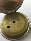 4repair A.bersot Big Old Key Wind Set Right Angle Escapement Pocket Watch Silver Case F