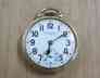 5-a3156 Garland Vintage Filled Pocket Gold Movement Ball Case 17 Watch
