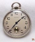50.73 E Howard Pocket Watch.wht Gold Filled O A Grams 41mm Circumference Runs