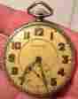 5053104 Burlington Watch Co Rare 14k White Gold Pocket W 21 Jewels Diamond Works