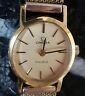 0411 511 Omega Swiss Watch Wind Up Winding Gold Microns Ladies Cocktail