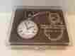 5t-swg Sears Vtg 1886 Commemorative Train Pocket Watch Gold Tone Chain Gift Box Wind-up