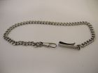 6123-6 Colibri Silvertone Inch Link Pocket Watch Chain Hook New