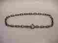 6143-6 Colibri Dark Silvertone 12 Inch Oval Link Pocket Watch Chain New