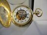 6375-8 Colibri Skeleton Goldtone Pocketwatch New Reduced