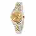 69173 Rolex Ladies Datejust 18kt Yellow Gold Steel Jubilee Bracelet Auto Watch