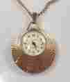 7-e2774 Croton Yellow Gold Slava 17 Jewels Pocket Watch Pendant Necklace