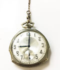 7023889 Elgin Gold Filled Art Deco Pocket Watch Vintage Jewel Grade