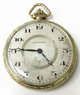 72394 Waltham Vintage Wind Up Pocket Watch Gold Filled Grade Seaside